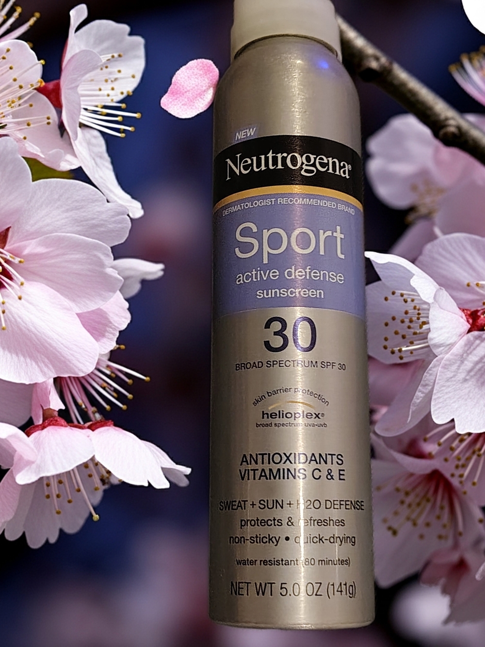 Neutrogena Sport Active Defense SPF 30 Sunscreen - Silver and Purple